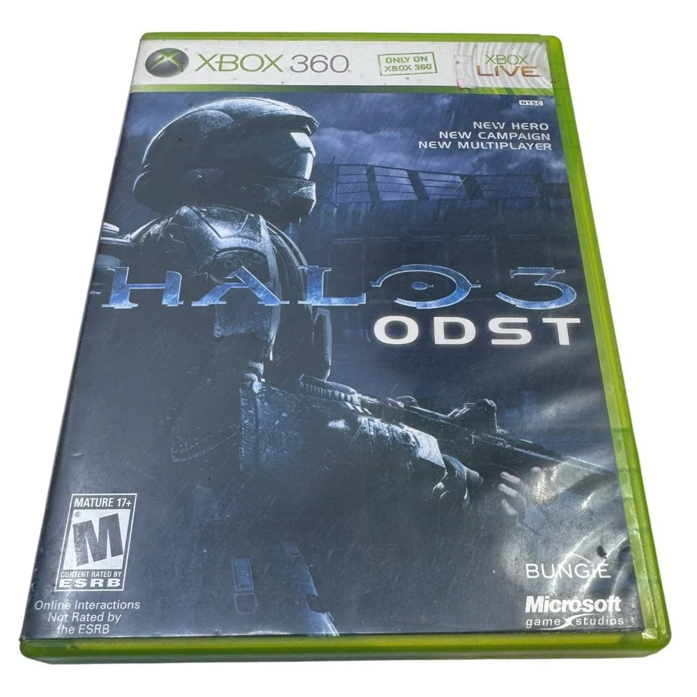 Halo 3 ODST Xbox 360 Video Game 2-Disc Set Microsoft Bungie 2009